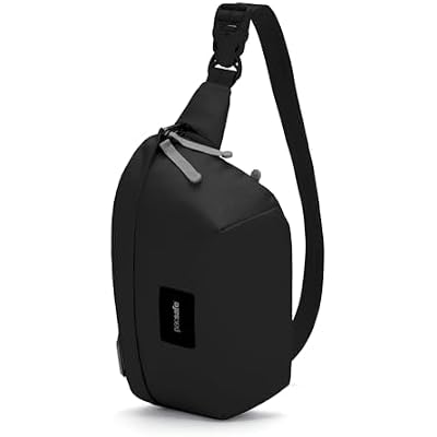 Pacsafe Go Anti Theft Sling Pack, Jet Black