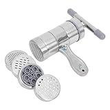 Mobestech 6er Set Honigpresse Manueller Nudelhersteller Cavatelli-hersteller Spaghettipresse Hersteller Von Ramen-nudeln Nudelmaschine Aus Edelstahl Spätzlemacher Rostfreier Stahl Silber