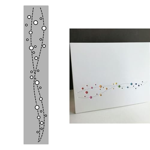 Koronkowe wykrojniki w kropki do tworzenia kartek, metalowe wykrojniki do scrapbookingu, szablony do albumu, na imprezę, wesele, festiwale, dekoracja
