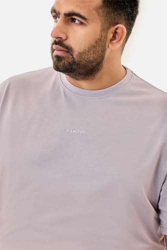 Image of SNITCH Men Polo Plus Size T-Shirt | Knitted Solid Polo with Contrast Tipped Collar & Logo Embroidery | 100% Cotton Breathable Lightweight Smart Casual Wear