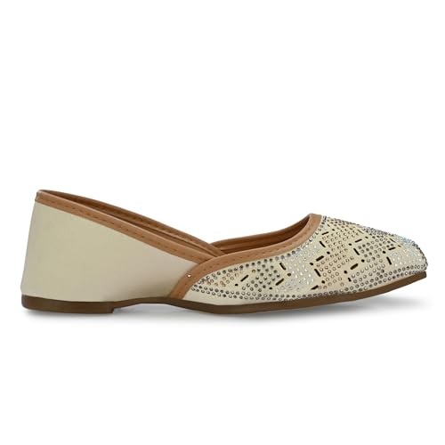 Image of Flavia Womens Flv07 Ballet Flat | Ethnic Shoes | Wedding Footwear | Fashionably Stylish for Everyday wear