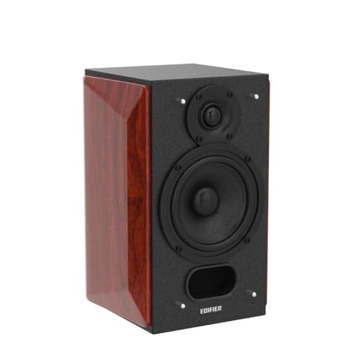 Image of Edifier P17 Passive Bookshelf Speakers with High Frequency Response, Enhance bass Response with The 4 inch bass Driver, Solid Built MDF Enclosure, Includes Wall-Mount Bracket