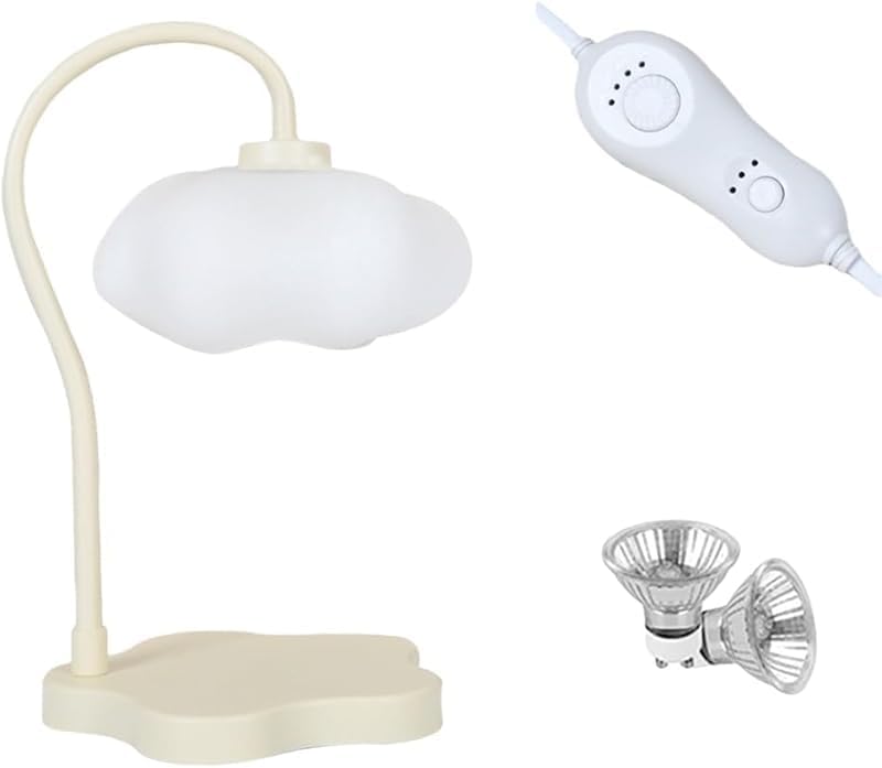 Scifimp雲の形をしたキャンドル溶解ランプ、調光およびタイマー付きバージョン、アロマセラピーキャンドルバーナー、タイマーおよび調