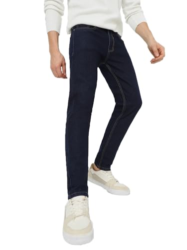 Urbano Fashion Men's Slim Fit Washed Jeans Stretchable