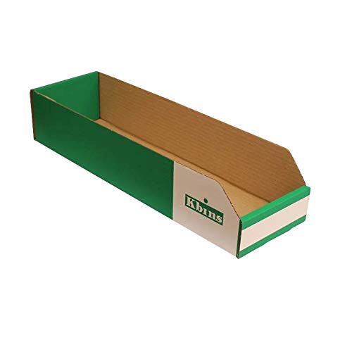 Pack of 50 K Bins - 100mm High Cardboard Storage/Picking Bins (500 x 150mm - A5015)