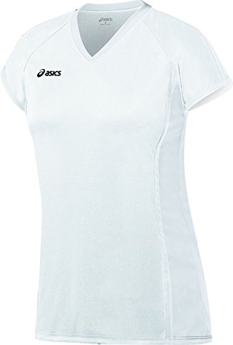 ASICS Women's Replay Jersey, White/White, X-Small