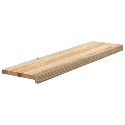 Peldaños para escaleras que eliminan crujidos con madera maciza de roble 4