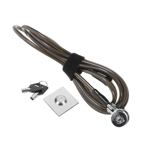 DOITOOL 2m Creative Thickened Cable Laptop Lock with Buckle Security Lock for Home Office Dormitory Use Cut-Resistant Design for Laptop Desktop and Monitor