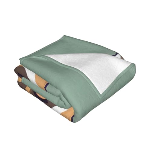 Couverture raton laveur en flanelle douce pour lit et canapé - 4