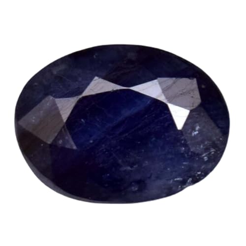 Saphir bleu de Ceylan de prestige ovale 8,56 mm pour bague et haute joaillerie GH_NAT_08931