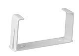 Material : Kunststoff ABS Halter Flachkanal , 55x110mm Ø 4mm , Abluftrohr, Abluftkanal, Lüftungskanal, Awenta