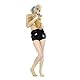 Rubberfashion Latex Slip - Adult Baby Rubber Slip - Kurze Hotpants mit Rüschen - Latex Dessous Damen und Herren Schwarz 0.4mm S