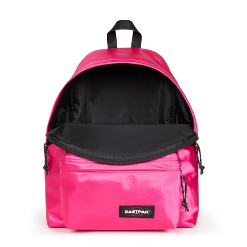 Image of EASTPAK Padded Pak'r - 24L Commuter Travel Backpack with Front Pocket, Water-Resistant, Vegan Materials & Adjustable Straps, Satinfied Pink