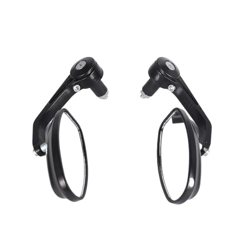 Rétroviseurs de guidon pour moto 22 mm verres fumés bleus Ducati