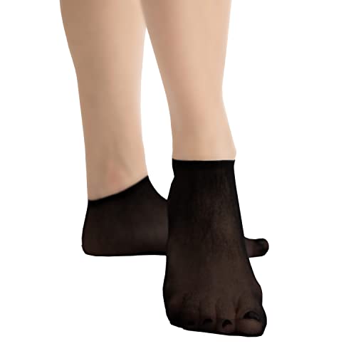 Pedsox Refill 100pcs Disposable Hygienic Try On Socks Unisex One Size Black