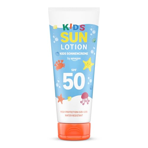 By Amazon Loción solar para niños 50 SPF 200 ml