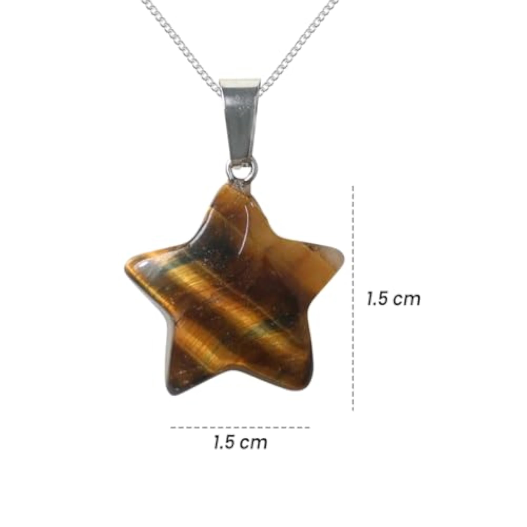 Natural Tiger Eye Healing Stone Pendant