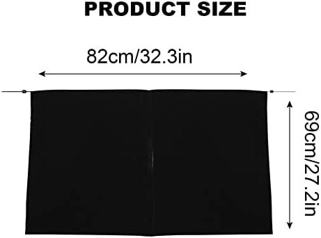TSHAOUN Car Divider Curtains Sun Shade, Car Divider Privacy Curtains,Removable Front Rear Side Window Covers Simple Curtain for Travel Nap Night Car Camping (Black)