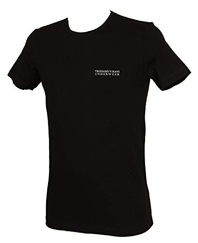 Trussardi Jeans Camiseta de Manga Corta con Cuello Redondo para Hombre Artículo TR0007