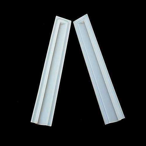 Heart Shaped Silicone Mold Tube Column Mold Handmade Soap Mold Candle Mold Chocolate/Cake/Mousse/Loaf Baking Tools By Eorta For Diy Craft Dessert Clay Party Decoration, White #TOP7