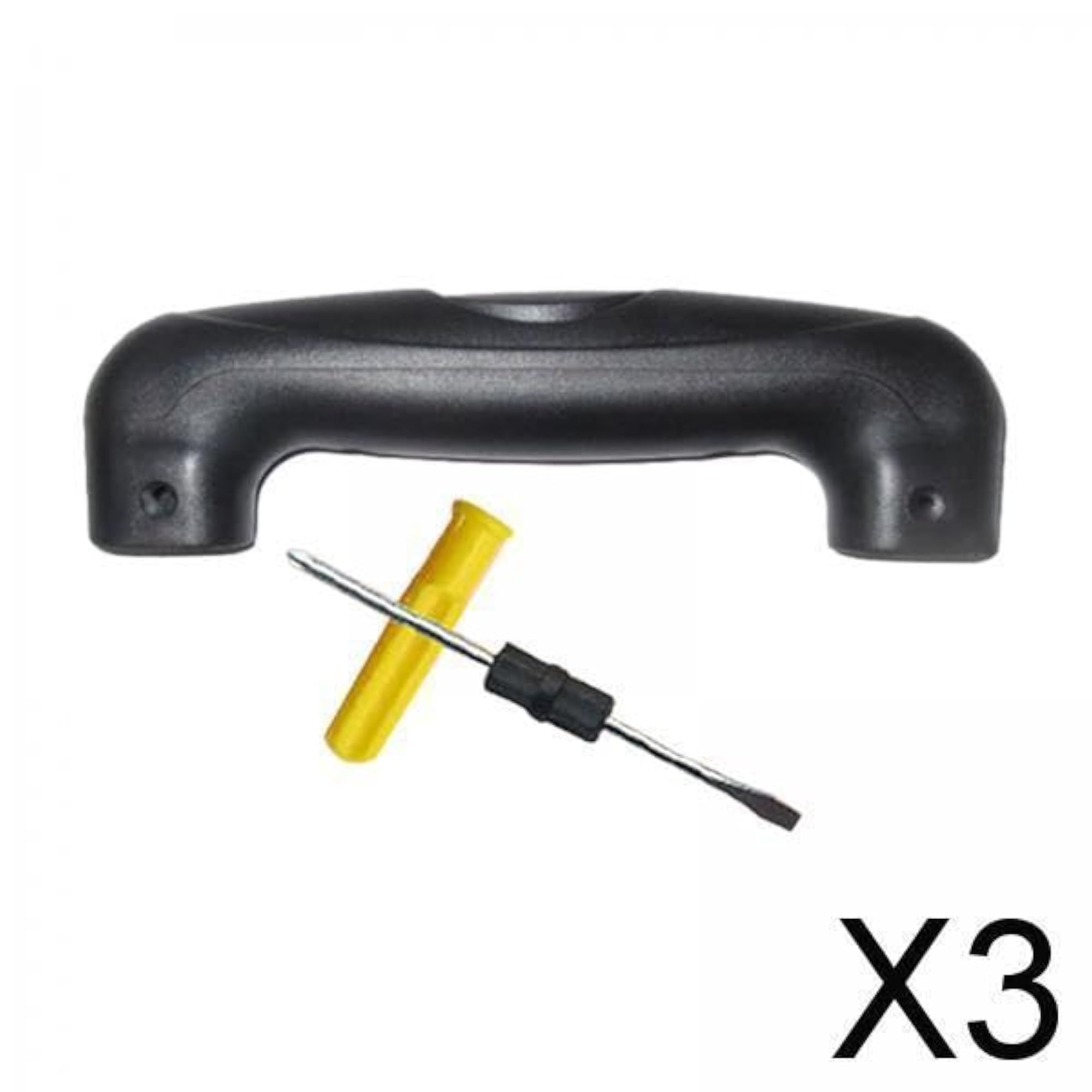Luggage Handle Parts Useful Trolley Case Accessories Sturdy with Screwdriver