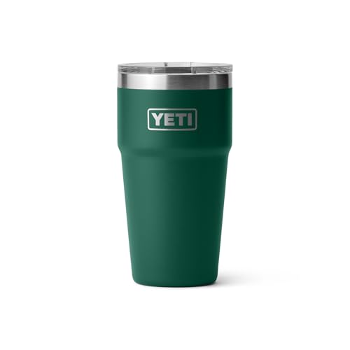 Image of YETI Rambler 20 oz Stackable Tumbler, Stainless Steel, Vacuum Insulated with MagSlider Lid