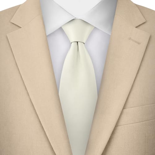 Image of Jacob Alexander Men's Extra Long Solid Color Tie