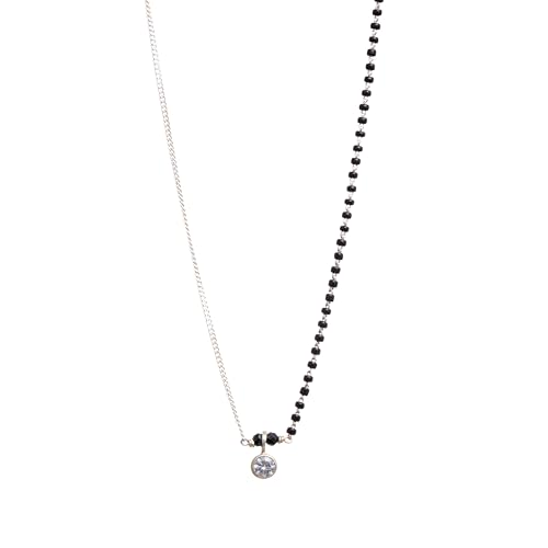 Image of House Of Aadyaa Handmade Silver Mangalsutra for Women | Made in 92.5 Silver | Silver Gifts for Women