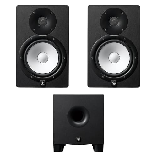 Yamaha HS8 8" Powered Studio Monitor (Pair) with HS8S 8"