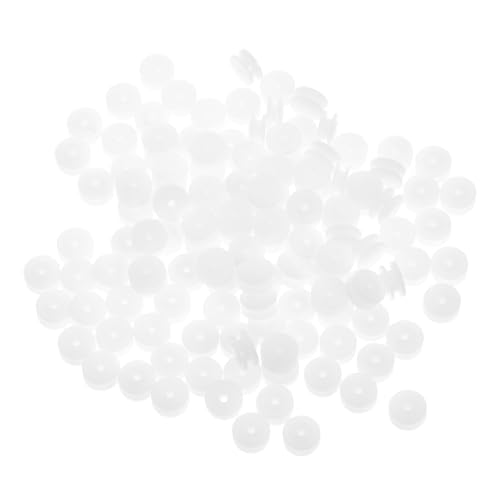 Toyvian 100Pcs Plastic Pulley Gear 0.37 Inch Diameter Belt Pulley for DIY Models Science Education and Rc Toy Repair