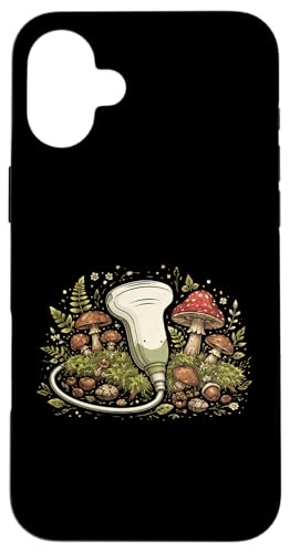 Goblincore Naturecore �����g�����Z�t �����g�Z�p �L�m�R �X�}�z�P�[�X iPhone 16 Plus �p
