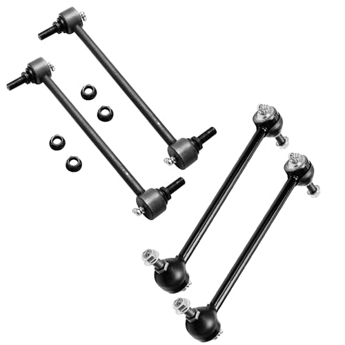 Image of Detroit Axle - Front End 14pc Suspension Kit for 2002-2003 Toyota Camry Lexus ES300 2 Lower Control Arms 2 Ball Joints 4 Outer & Inner Tie Rods 2 Boots & Bellows 4 Front & Rear Sway Bars Replacement