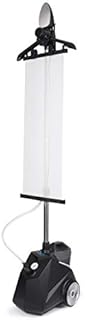 FRIDJA High Pressure 5 Bar 2200W Powerful Upright Garment Clothes Steamer, Steam Burst Technology, Materials, Thick Cotton, Delicate Dresses, Suits, f1500 [Latest Model] (Matte Black)
