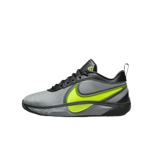 Giannis Freak 6 Big Kids' Basketball Shoes (FQ7378-001, Black/Volt/Volt/Cool Grey) Size 6