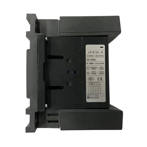 Contacteur électrique LC1-E 120A tripolaire commande moteur triphasé 220V - 3