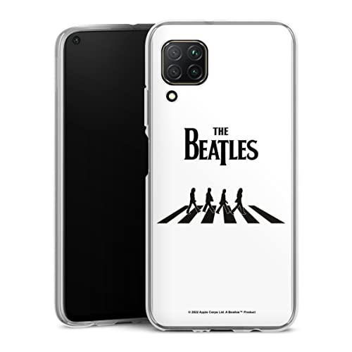 DeinDesign Coque en Silicone Compatible avec Huawei P40 Lite Etui Silicone Coque Souple The Beatles Abbey Road Musique - Les Beatles, Paul McCartney, John Lennon, RIngo Starr, George Harrison DeinDesign Coque en Silicone Compatible avec Huawei P40 Lite Etui Silicone Coque Souple The Beatles Abbey Road Musique
