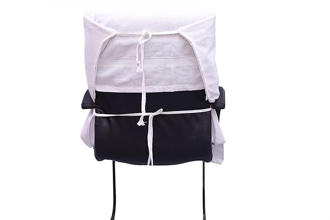 Image of Car Seat Towel Cover, Universal Size 76x152 cm, Soft and Comfortable Seat Protector for All Cars, Single Pack of 1 (1, Ch White, 30x60inc.)