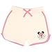 Disney Girls Fashion Short Sets Shirt and Short Set Girl Outfits for Toddler and Kids Clothes Minnie Mouse Graphic T Shirt and Short Set (Cream, Size 10/12)