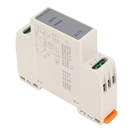 Relé de Sequência de Fase Trifásica do Motor, Caixa de PC Leve e Estável, relé de Perda de Fase 208-