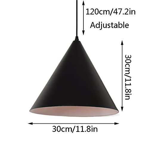 Lámpara de techo rústica E27 de hierro forjado triangular country 8
