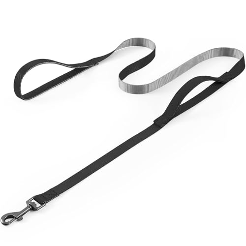 COMSLE Guinzaglio per Cani, Lunghina Cane 1.5 Metri / 3 Metri / 5 Metri con Manico Imbottito Doppio, Lungo Nylon Guinzaglio Addestramento per Cani Piccola e Taglia Grande