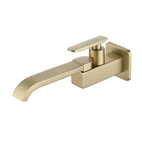 Grifo de cascada empotrado con caño largo LWX que evita salpicaduras en el lavabo de baño