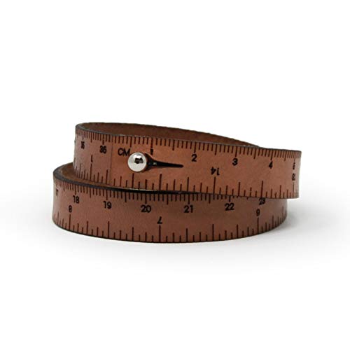 ILOVEHANDLES WRIST RULER Medium Brown 15