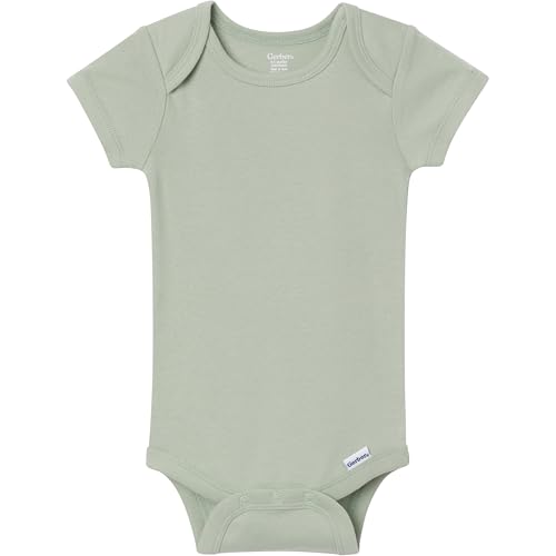 Image of Gerber Baby Girls' 8-pack Short Sleeve Onesies Bodysuits