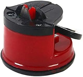 SENZHILINLIGHT Mini Affilacoltelli con Ventosa per Uso Domestico SuperSharp Affilacoltelli Strumento per Affilare Utensili da Cucina in Acciaio al Tungsteno