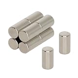 N42 Magnete Neodimio Per Arti, Mestieri, Produzione Di Modelli, Fai -Da -Te, Hobby, Scienze, Ufficio E Casa - 4mm Dia x 7mm Di Spessore - 0,68kg Di Tiro - Pacco Di 10