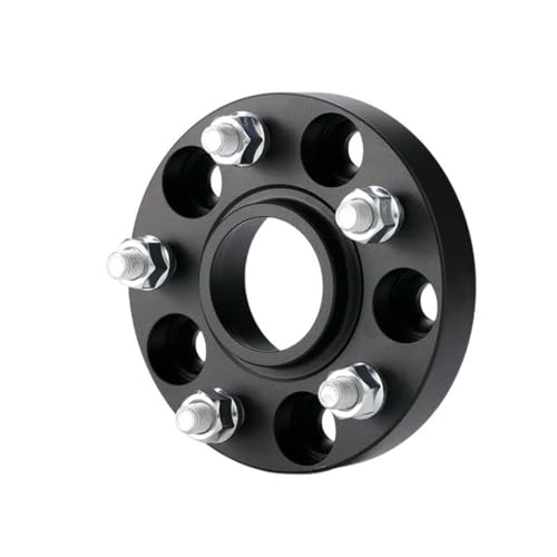 YOUZKA Accesorios para Ruedas de Coche 1PCS 15-30mm Adaptador De Cubo Rueda Coche Adaptador Espaciador Cubo Rueda Ensanchado Accesorios para Subaru para Forester para Outback CV(Black 20mm)