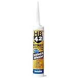 HB42 Ultimate Sealant Adhesive Invisible 310ml Cartridge Stays Clear ! See Through Silicone