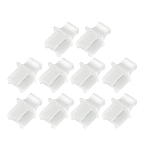 Tapones de silicona RJ45 transparentes que evitan suciedad en puertos de enrutador