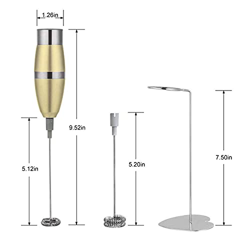 SPRIME Milchaufschäumer elektrisch Cappuccino milchaufschäumer stab milk frother quirl cappuccino maschine… – Bild 3